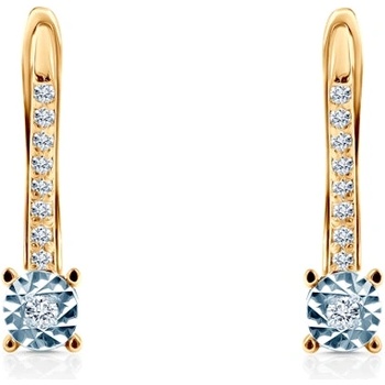 SAVICKI Обеци savicki: злато, диаманти