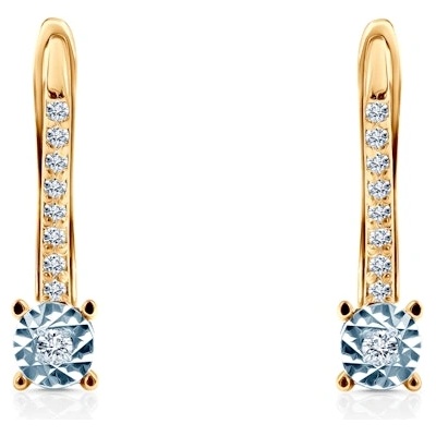 SAVICKI Обеци savicki: злато, диаманти