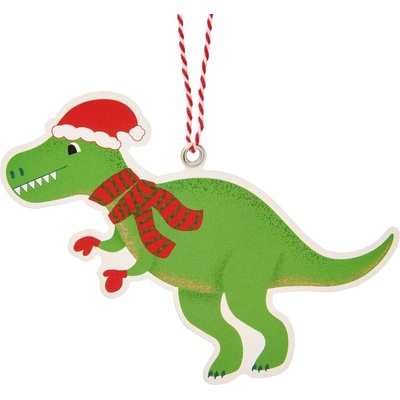 Sass & Belle Vianočné menovky na darčeky Dinosaur sada 6 ks