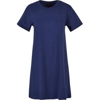 Build Your Brand tričkové šaty svetlá námornícka modrá