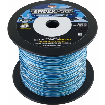 Spiderwire Šnůra Stealth Smooth x8 Blue Camo 1m 0,29mm 26,4kg