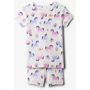 GAP Бебешка пижама с шарки GAP GAP | Byal | Момичешки | 80