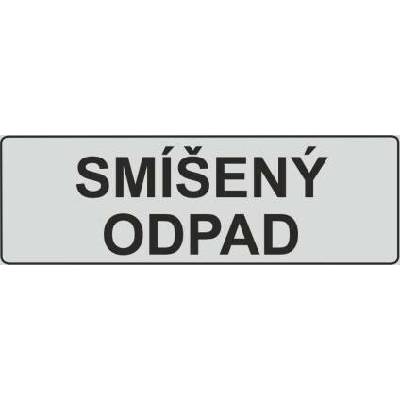Traiva s.r.o Tříděný odpad Smíšený odpad Verze: Samolepka 290 x 100 mm tl. 0.1 mm - Kód: 02559