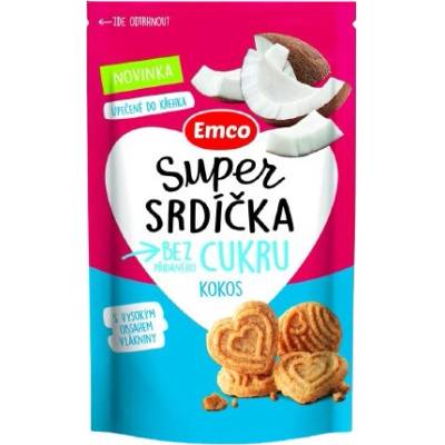 EMCO Super srdiečka kokos 140 g