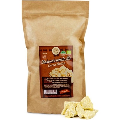 Čokoládovna Troubelice Kakaové máslo natural bio 500 g