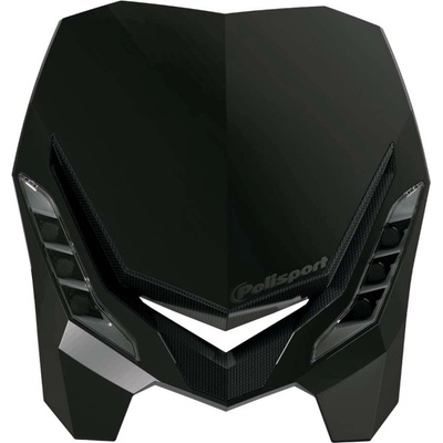 POLISPORT světlomet přední model E-BLAZE LED (žárovka LED) barva černá