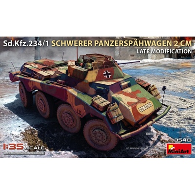 Miniart Sd.Kfz.234/1 Schwerer Panzerspähwagen 2 cm Late Mod 1:35
