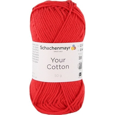 Schachenmayr Your Cotton 00030 Tomato Плетива прежда (9807019-00030)