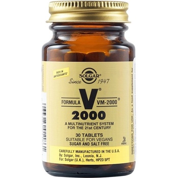 Solgar Formula VM-2000, 30 таблетки, Solgar