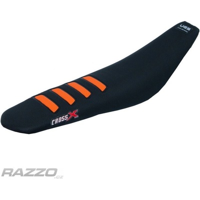 Potah sedla CrossX Seat Cover UGS Wave KTM SX / SXF 19-22 EXC/EXC-F 20-22 Black Orange
