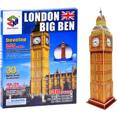 MAGIC 3D puzzle Big Ben, Londýn 30 ks