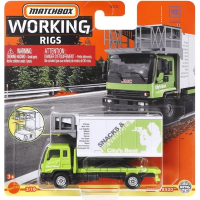 Matchbox Letištní nákladní vůz s výtahem Mattel N3242