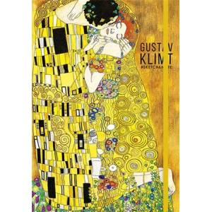 Shkolyaryk Publishing House Скицник, A5, точкова мрежа, 80 страници, твърда корица, SHKOLYARYK, "Klimt&Van Gogh", смесен A5-3C-080-359D (A5-3C-080-359D)