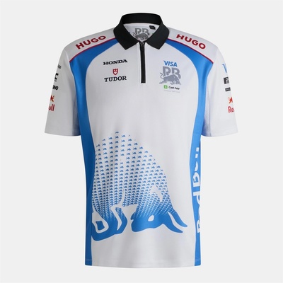 Hugo Блуза с яка Hugo Mens BOSS Red Bull F1 Short Sleeve Polo Shirt (2025) - White