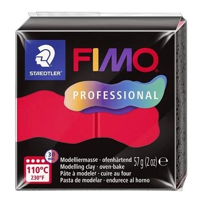 FIMO Глина, 57 g, горима, FIMO "Professional", червена 8040-200 (8040-200)
