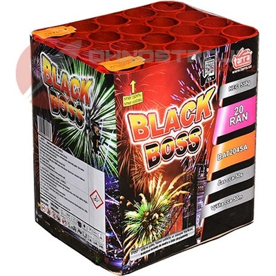 Pyrotechnika a ohňostroje Black Boss 20 ran