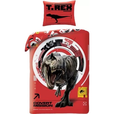 Halantex Спален комплект Jurassic World, 140 x 200 см, 100% полиестер (JW-7340BL)