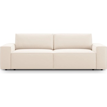 Micadoni Бежов кадифен разтегателен диван с място за съхранение 247 cm Jodie - Micadoni (MIC_3SF_51_F1_JODIE1)