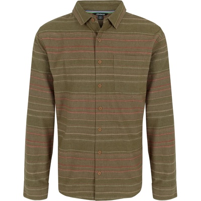 Sherpa Мъжка риза с копчета Sherpa Sangpo L/S Shirt - Matto Grey (033-2443-0212)