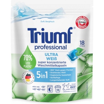 Triumf Professional Ultra Weiss 5v1 Kapsuly na pranie 18 PD