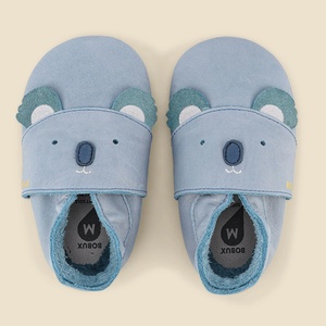  Bobux: Бебешки обувки Soft Sole (0-2 години) - Koko Slate (1021-143-68-S)
