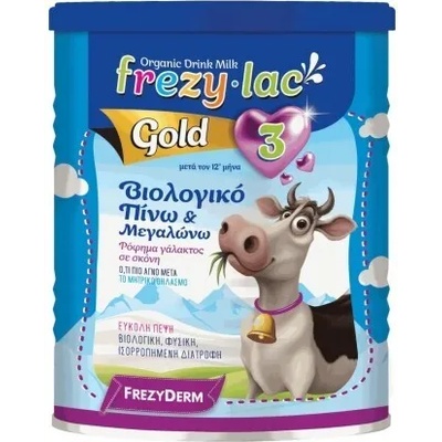 FREZYDERM Органично краве мляко 12 + , Frezyderm Frezylac Gold 3 , 400gr