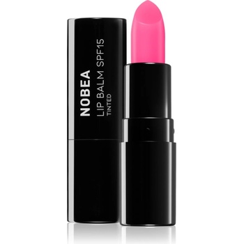 NOBEA Day-to-Day Lip Balm SPF 15 Tinted балсам за устни SPF 15 #L03 Peony pink 4 гр