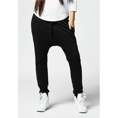 Urban Classics dámské light Fleece Sarouel tepláky černé