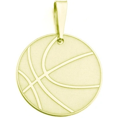 Zlatnictví Zlatíčko Zlatý přívěsek basketbalový míč 09.000.00003