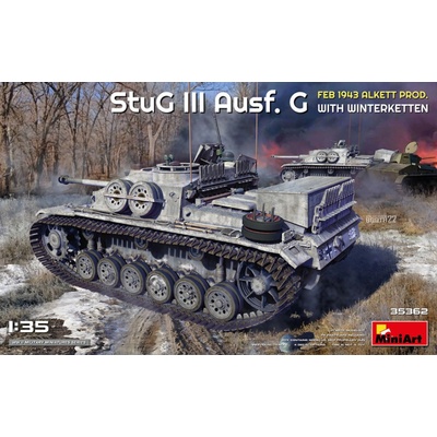 MiniArt Sturmgeschütz III Ausf.G Alkett Production w/ Winterketten 1:35
