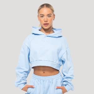 GymBeam Women‘s Mochi Cropped Hoodie Blue M