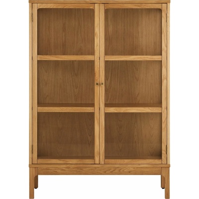 House Nordic Zamora dřevěná prosklená 126 cm hnědá