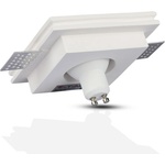 V-TAC gu10 Гипсова Отливка Квадрат Издадена Розово Златно Дъно - 3150 (3150)