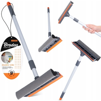 Bradas BR-ES2110 stěrka na mytí skel oboustranná teleskopická 20 cm rukojeť 60-95 cm