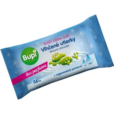 BUPI Vlhčené utierky Ultra Soft 4x56 ks
