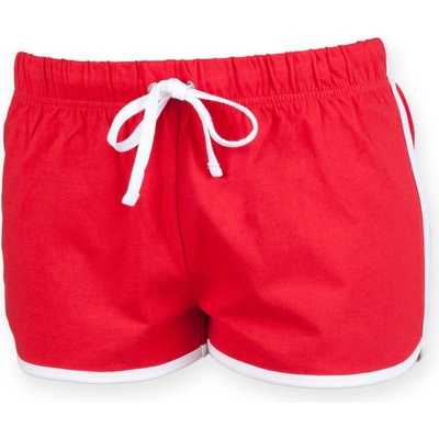 SF dětské retro kraťasy Červená / bílá