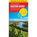 Mapy a průvodci Karte Bayern Nord. North Bavaria / Nord Bavière