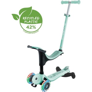 Globber Тротинетка 4 в 1 globber go up sporty lights 360° - ментова (456-706) - tary Тротинетка, скутер