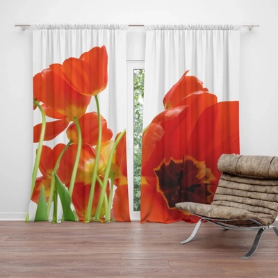 Sablio Záves Tulipány: 2 ks 140x250 cm