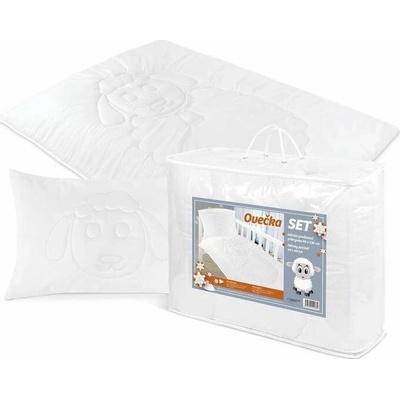 Bellatex SET Ovečka - 90x135 40x60 - biela