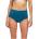 SUNDEK High-waisted culotte briefs bikini bottom - Blue (Abyss)
