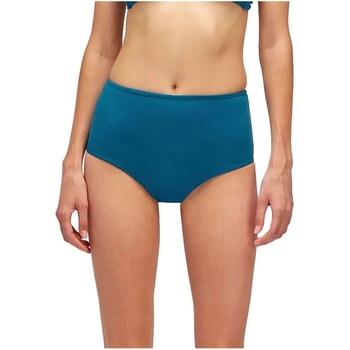 SUNDEK High-waisted culotte briefs bikini bottom - Blue (Abyss)