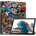 Kалъф Ka Digital за таблет Samsung Galaxy Tab A9 2023, 8, 7 инча, T110 / 115, Графити (KK-SAM-A9-X110-Graf)