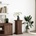 vidaXL Стойка за витрини със съхранение 31x30x60 см инженерно дърво (854622)