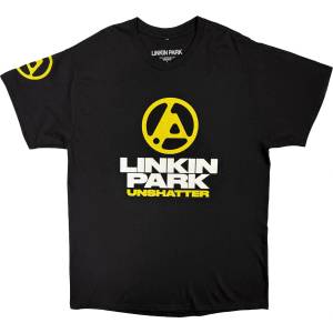 Linkin Park Unshatter The Hardest Part (Back Print) Тениска с къс ръкав Black XL (LPTS49MB04)