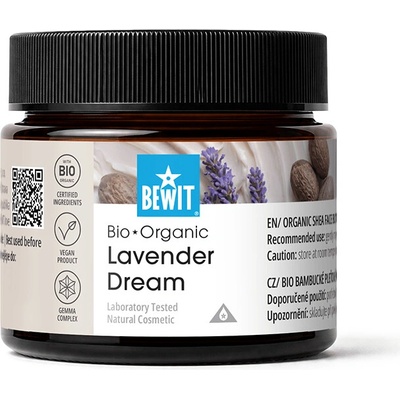 Bewit Lavender Dream Bambucké tělové máslo s levandulí a heřmánkem BIO 100 ml