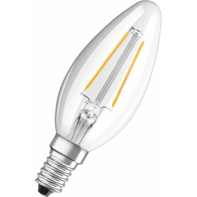 Osram LED žárovka LED E14 B35 CL 4W = 40W 470lm 4000K Neutrální bílá 300° Filament STAR