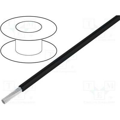 Alpha Wire 3253 BK001 Vodič HookUp Wire lanko Cu 18AWG PVC černá 300V 305m