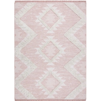 Nej-koberce MOROC Romby 22312 EKO SIZAL růžový / krém