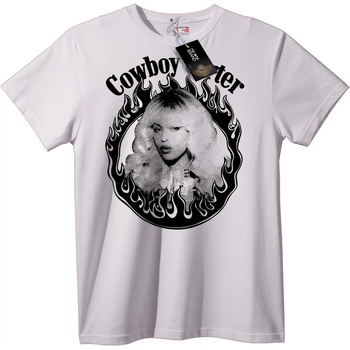 NOONEBRAND Тениска Каубойски Лъв Кастер - S, White